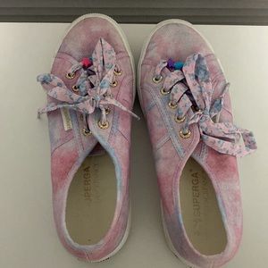 Love shack fancy x superga collab shoes